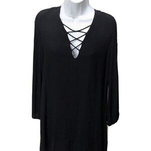 Revolve ASTR Dress The Label Black Womens S Classic Sheath Cocktail Evening wear